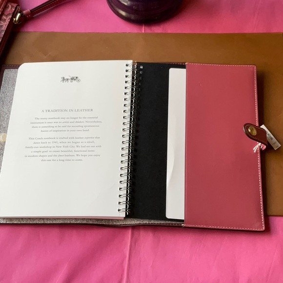 🌸 COACH NOTEBOOK WITH COACH MONOGRAM PRINT 🌸BUNDLE🌸 NWT 🌸 - Picture 16 of 16